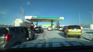 перегон из Владивостока 09 дорога в Хабаровск, расход бензина на Suzuki Jimny 0.7