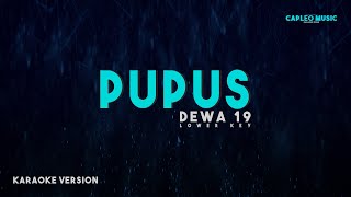 Dewa 19 – Pupus 'Lower Key' (Karaoke Version)