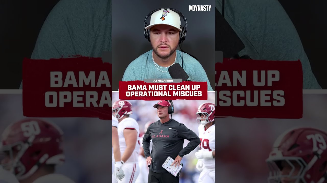 Cleaning Up Alabama's Operational Mistakes