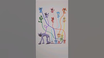 Poppy playtime smiling critters3 matching puzzle #viral #shorts #art