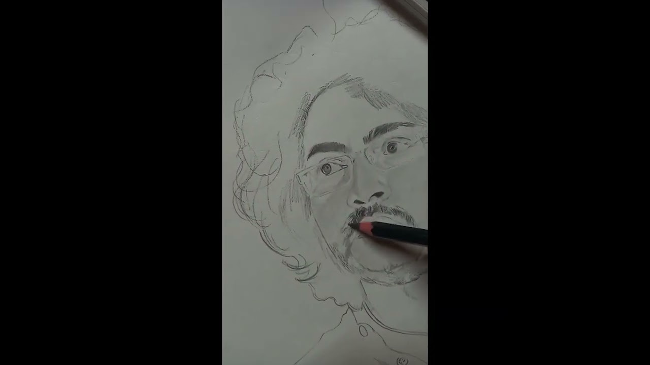 Rupam islam art portrait drawing akla ghor amr desh 