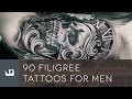 90 Filigree Tattoos For Men