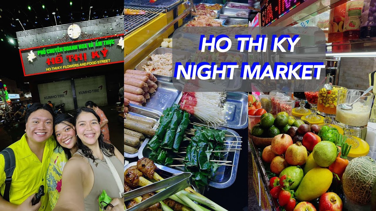 Food trip at Ho Thi Ky Night Market | Vietnam | Gab Martinez