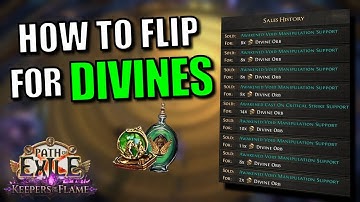 How I Made Hundreds of Divines Trading Awakened Support Gems