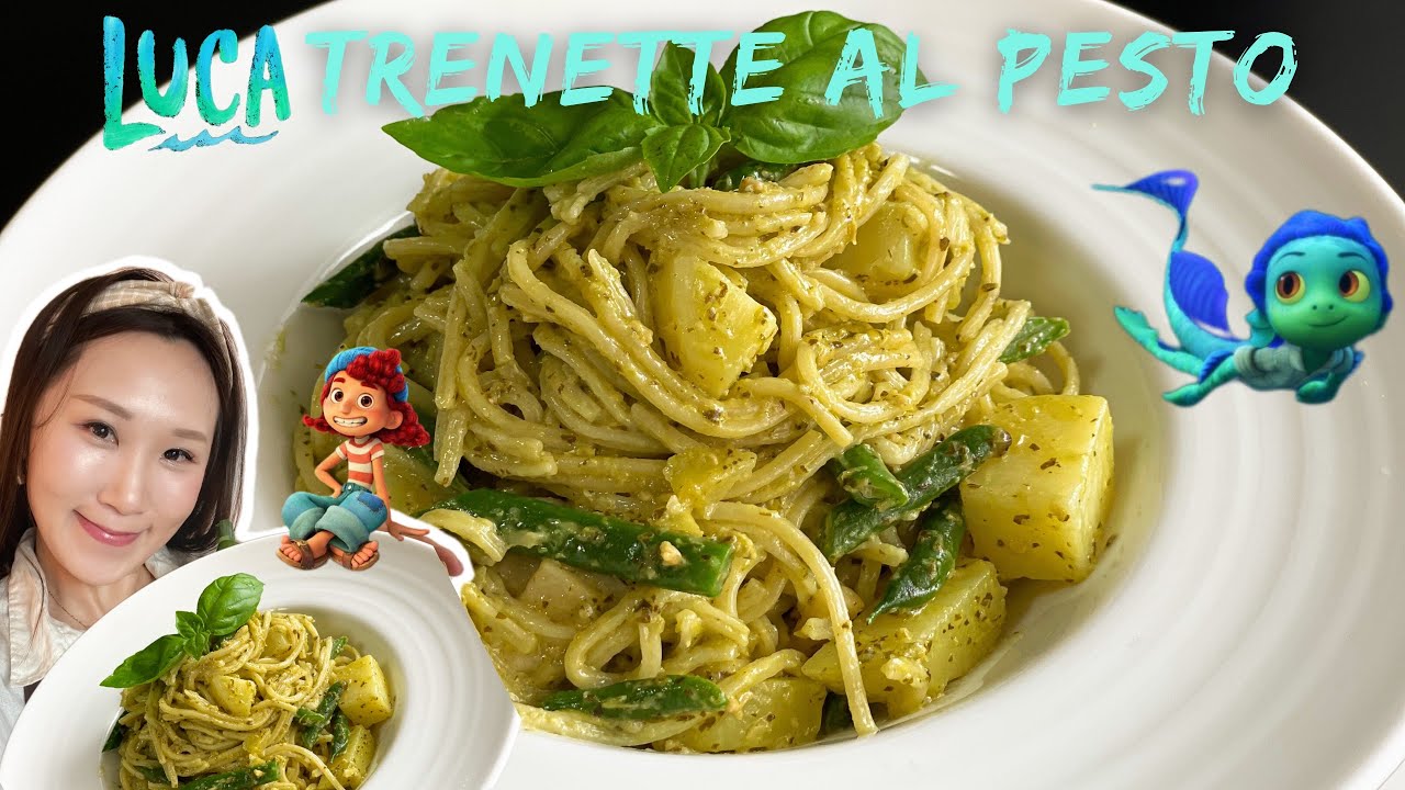 Disney Luca homemade Pesto Pasta YouTube