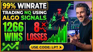 LIVE DAYTRADING NASDAQ Futures ORDERFLOW ALGO SIGNALS  1269  W-  8 L TEACHING & STRATEGY