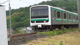 【LED交換済み】常磐線E501系K752編成 普通 いわき行き 湯本-泉間を通過