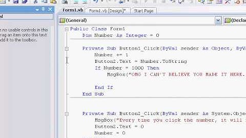 Microsoft Visual Basic 2008 Click Game