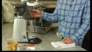 How to Make the Double Cappucino : How to Grind Coffee Beans to Make Espresso Shots for a Double Cappucino