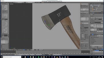 Battel Axe timelapse | Blender
