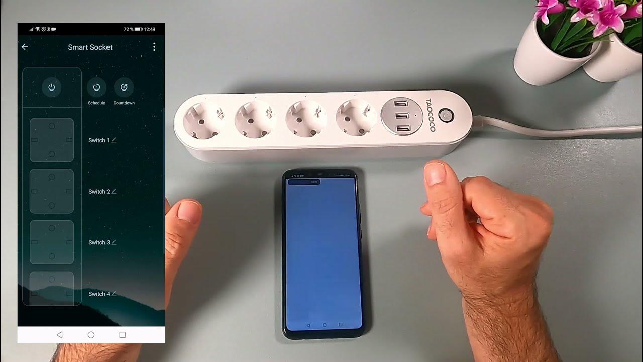 Configuración enchufe regleta inteligente TAOCOCO 