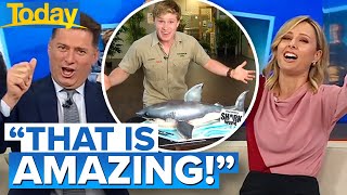 Robert Irwin loses it over Karl and Ally’s birthday gift | Today Show Australia