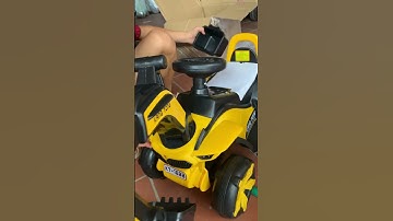 Cách lắp xe cẩu điện 668 cho bé