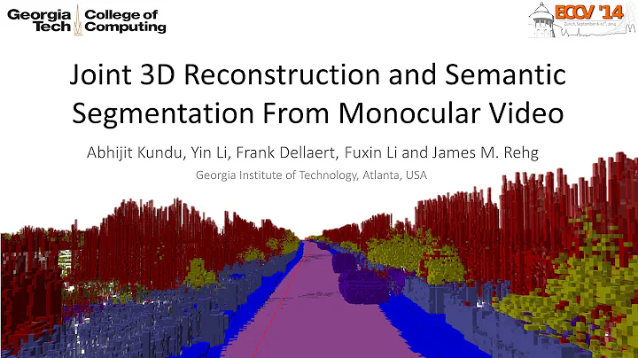 Joint Semantic Segmentation and 3D Reconstruction from Monocular Video