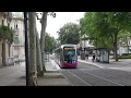 Ref:0zHNLSaXAmA Divia (keolis) alstom citadis 302 1001 tram dijon tramhalte godrans tramlijn 2 2019