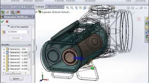 Assembly Analysis Tools in SolidWorks