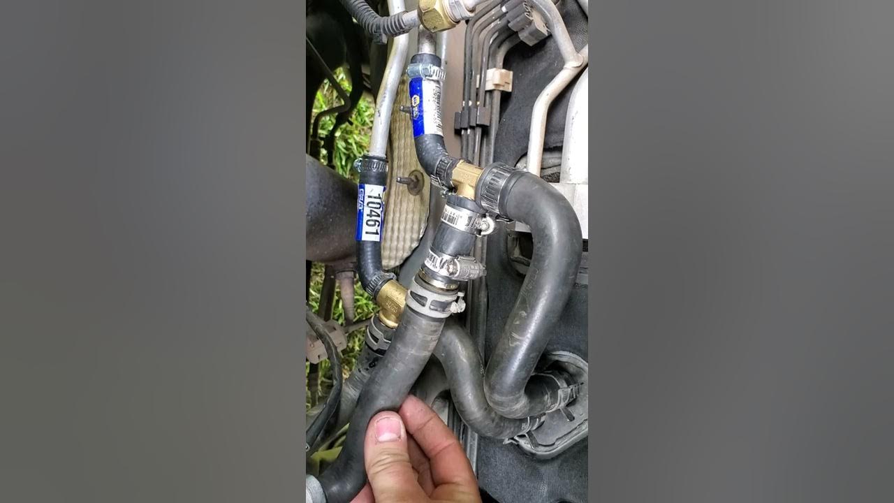 dodge journey 2.4 liter heater hose fitting tee fix!!!!!! For real