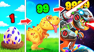 Evolving Baby Dino to GOD DINO