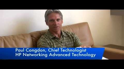 Paul Congdon Interview from HP Networking Tech Day