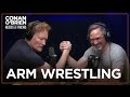 Conan  gourley arm wrestle  conan obrien needs a friend