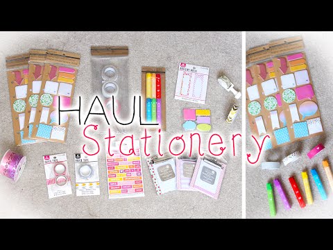 Video ✏ Cute Planner/Stationery Supplies Haul (NEW Michaels... - youtube