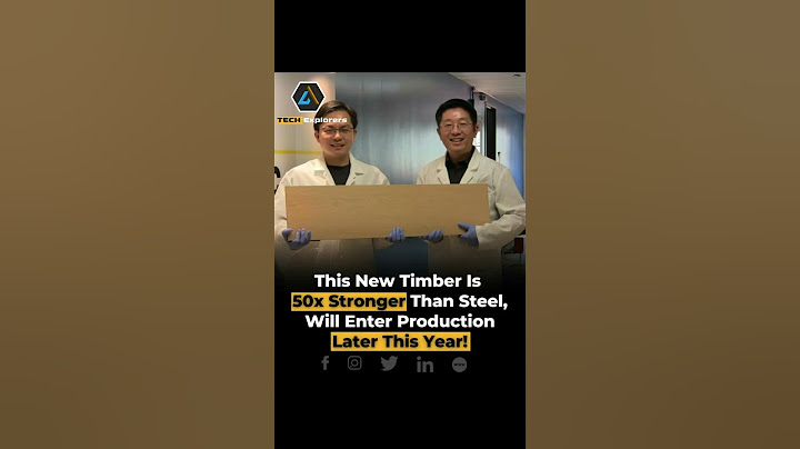 Maryland Startup InventWood Begins Mass Production of Superwood Stronger Than Steel  #technews