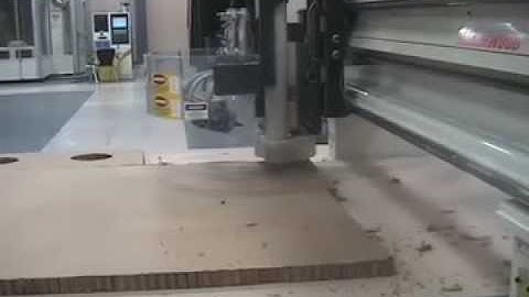 Thermwood Corporation - 3 Axis CNC Router Machining Corrugated Fiberboard