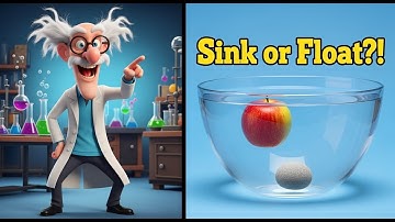 “Why Does an Apple Float but a Stone Sink? 🍎🪨 Fun Science Experiment for Kids”