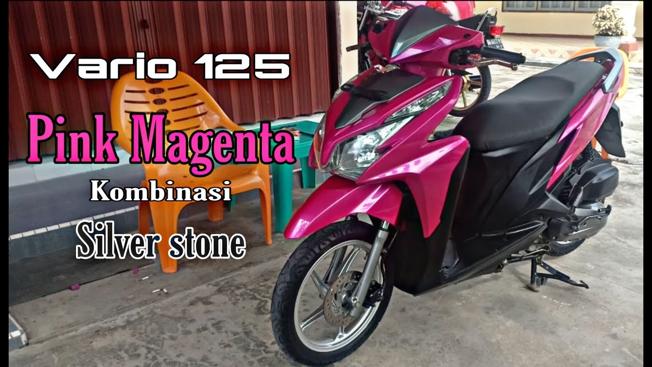 Proses Repaint Motor Vario 125 Pink Magenta Kathe Airbrush YouTube