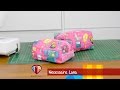 Bolsa necessaire Lana. Fabric necessaire. DIY. How to do, make or sew a fabric necessairee