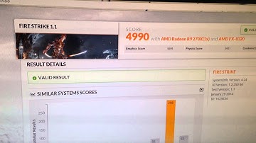 FX-8320 and HIS R9 270x 3D Mark Benchmark