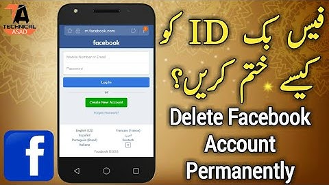 Facebook Account Delete Kaise Kare | Facebook Account Delete Karne ka Tarika | Fb Account Delete