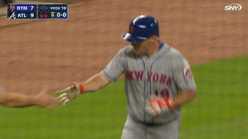 NYM@ATL: Bruce belts grand slam to deep left field
