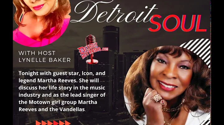 Lynelle Baker of Detroit Hot Radio's 'Detroit Soul Talk Show, Interviews Motown Great Martha Reeves.