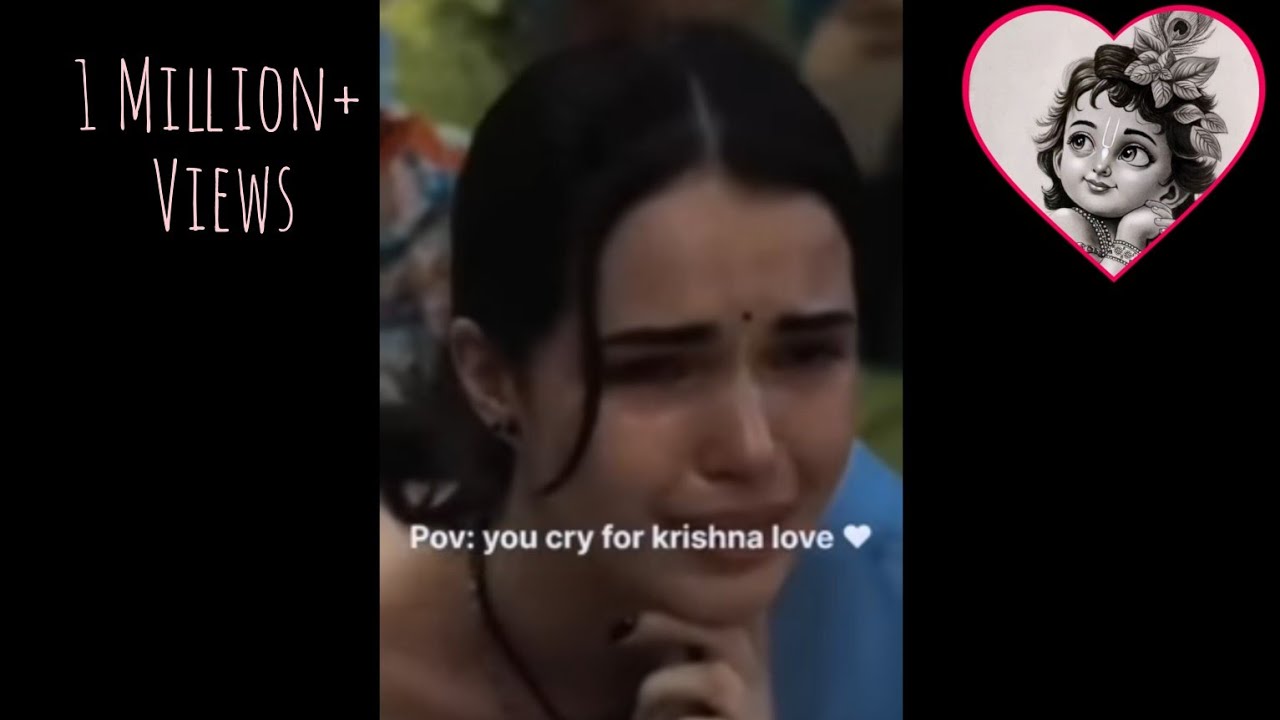 When u cry for Krishna  shortsfeed  amoghlila  iskcon  vrindavan