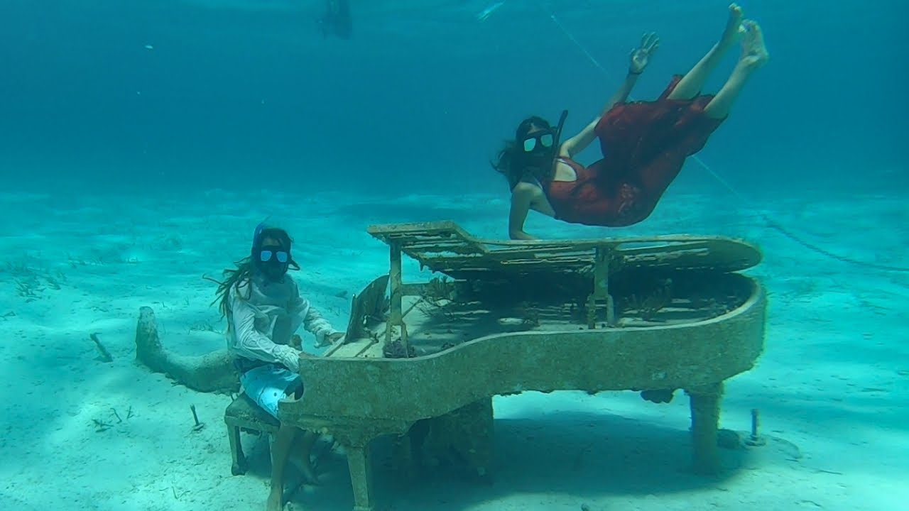Underwater PIANO Concert with a MERMAID | Bahamas [Ep 209]
