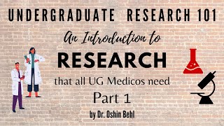 A Brief Introduction to Research | UG Research 101