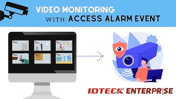 Video Monitoring with Access Alarm Event