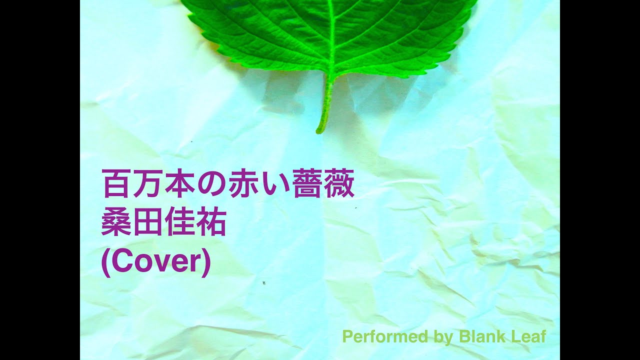 桑田佳祐百万本の赤い薔薇(Cover) YouTube 桑田佳祐百万本の赤い薔薇(Cover) YouTube