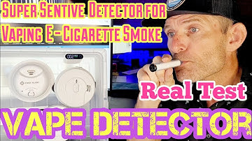 ⚠️(REAL TEST)⚠️ Can Smoke Detectors Detect Vape? (compared with a Vape Detector)