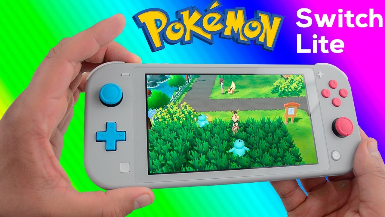 Nintendo Switch Lite Zacian And Zamazenta Edition Pokemon Lets Go Eevee Gamplay Youtube