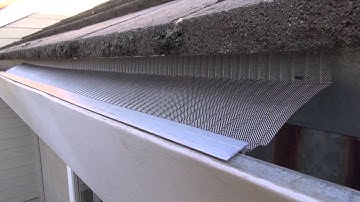 EasyOn Gutterguard: Installing on a low hanging gutter