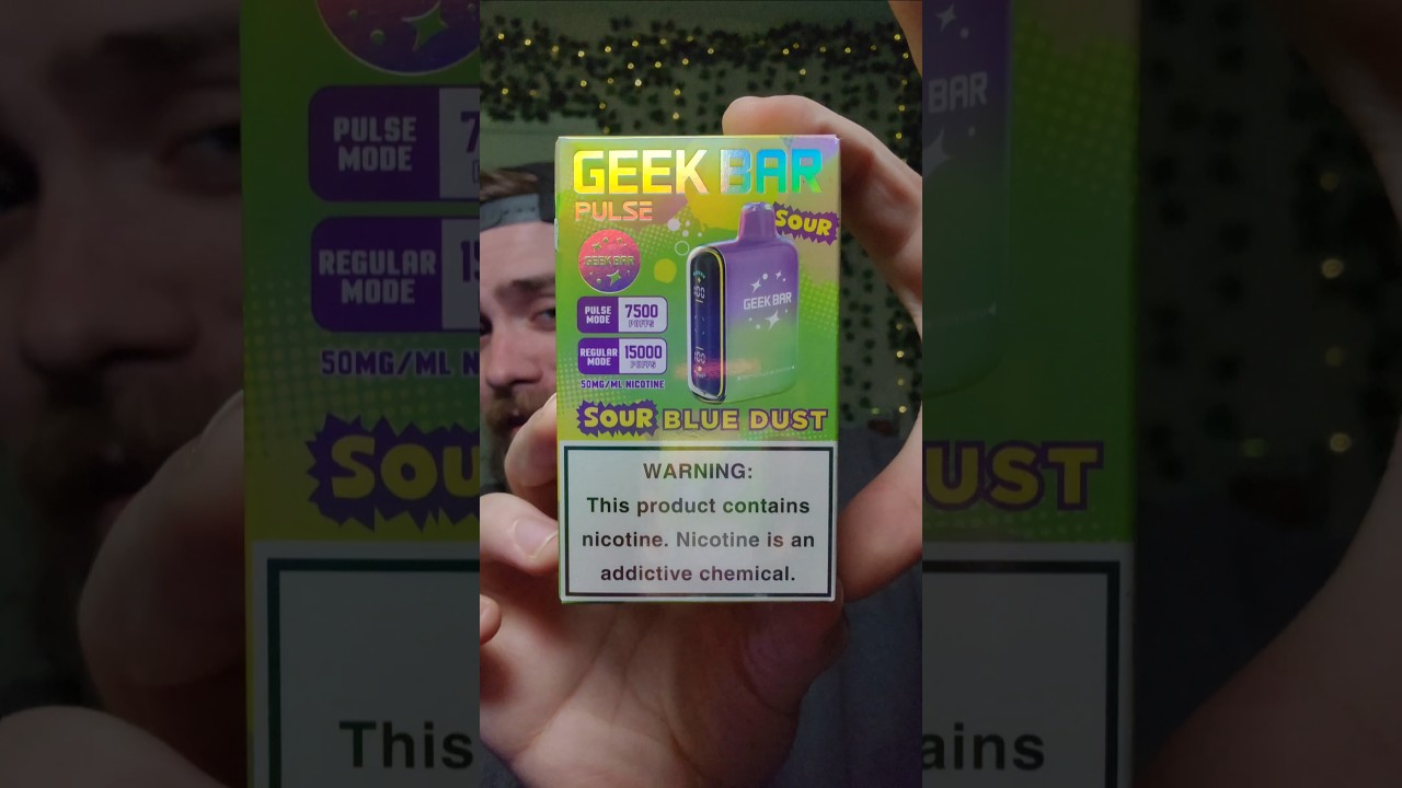 GEEK BAR Sour Blue Dust vape😱 