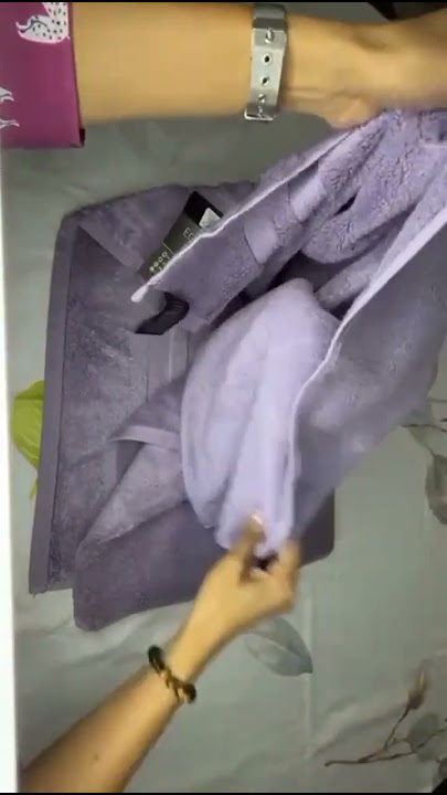 Trident 650GSM Luxury Bath Towel Unboxing || Myntra #shorts