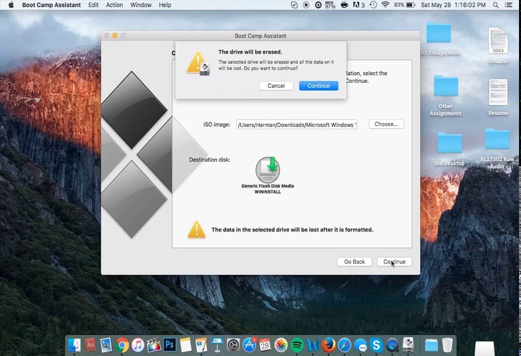 create a bootable usb windows 10 mac