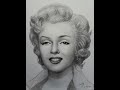Marilyn Monroe Portrait Sketch Time-lapse