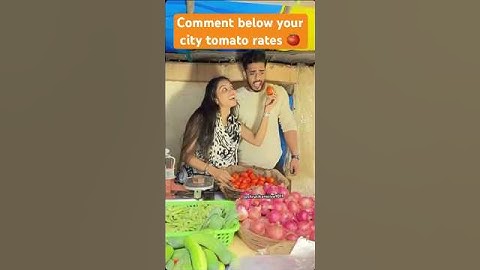 Comment below your city tomato rates 🍅#tomato #funny #rates #shorts #video #youtubeshorts #trending