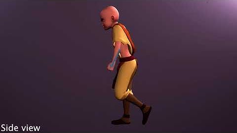 aang trait - interuppted walk cycle
