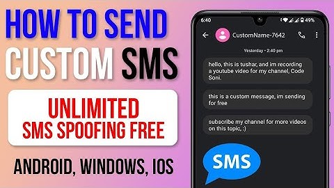 Custom Sender ID Se Massage Kaise Bheje | Free Call Without Showing Number | Call Frank | SMS Prank
