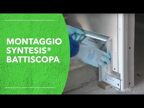 Battiscopa Filo Muro: posa in opera del profilo - cartongesso